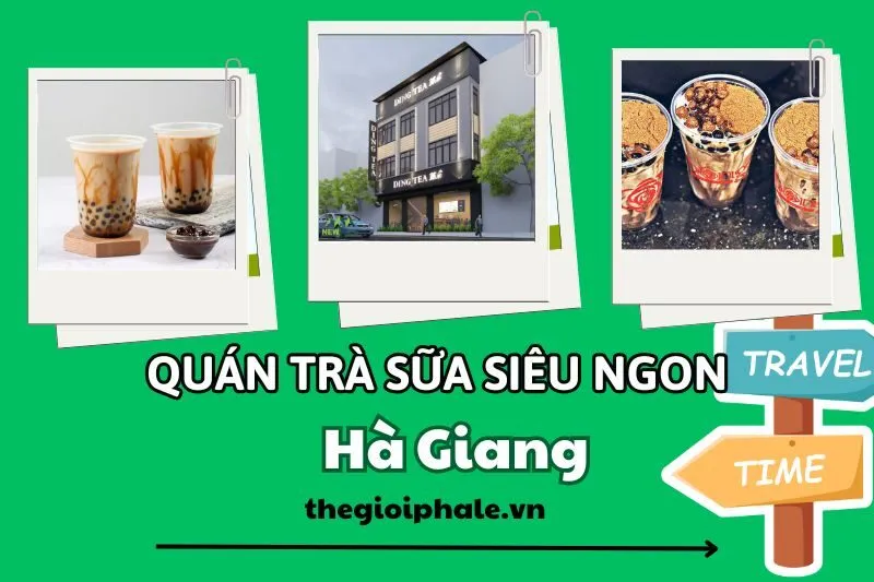 Top 8 quán trà sữa Hà Giang ngon nhất, view xinh cho giới trẻ check-in